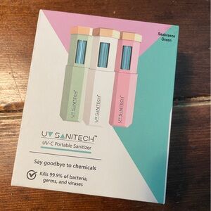 NEW UV Sanitech UV-C Portable Sanitizer sea breeze green